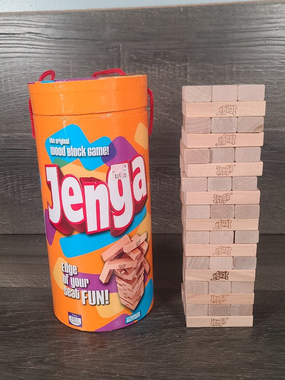 2006 Parker Bros/Hasbro JENGA the Original Wood Block Game Missing Sleeve